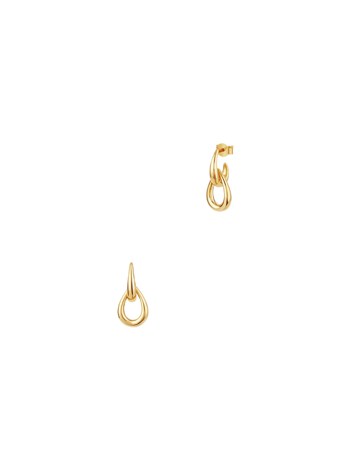 Raindrop double link studs