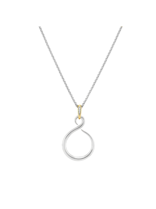 Mixed-metal toro lasso pendant photo