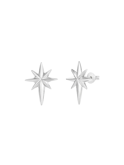 North star stud earrings photo