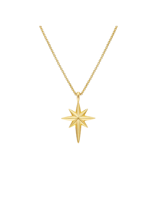 North star charm necklace photo