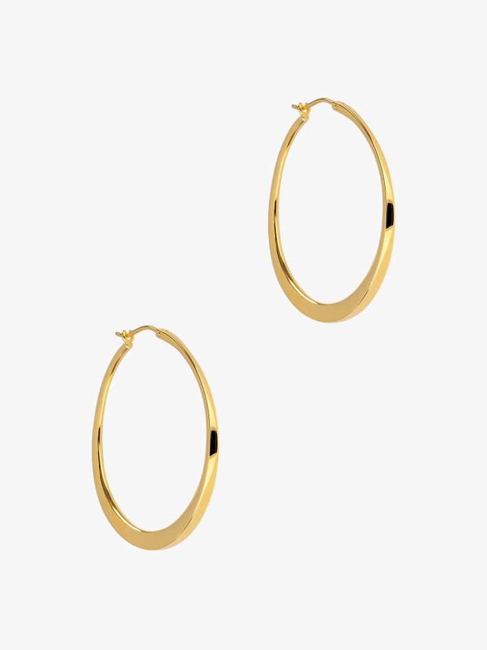 Signature medium tapering hoops