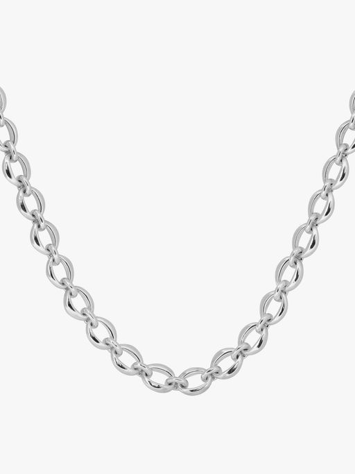 Handmade small heavyweight chain necklace  photo