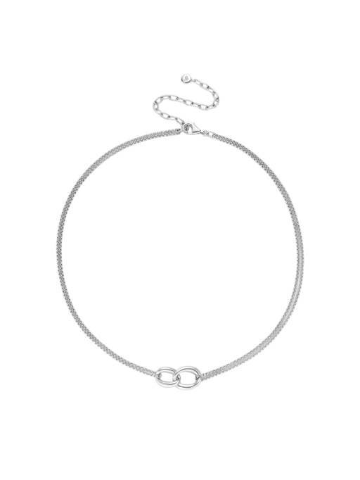 Wave double link necklace photo