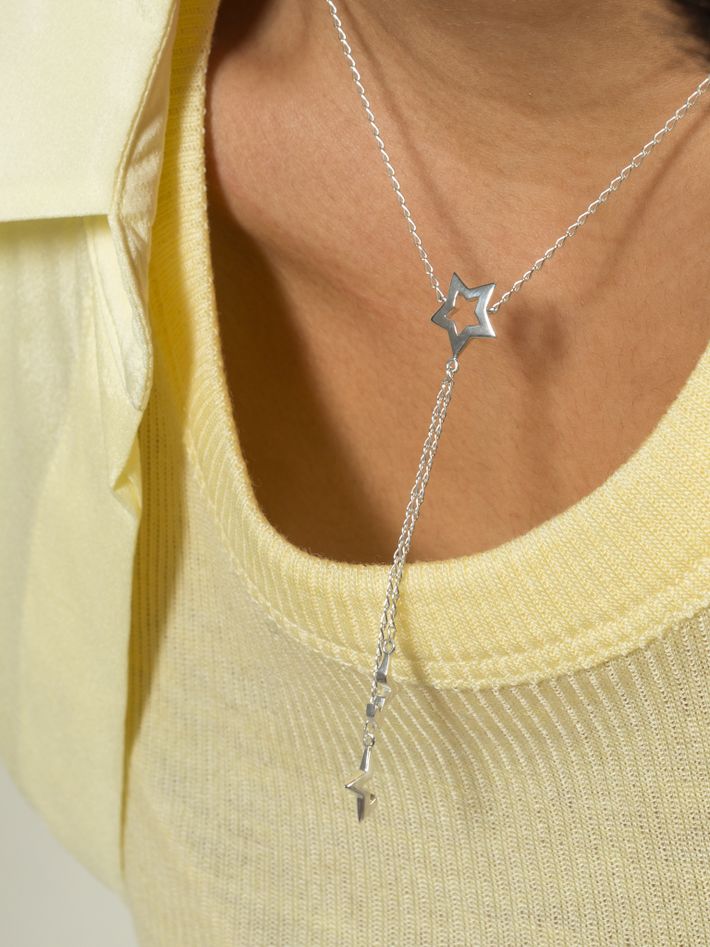 Stargazer large lariat necklace