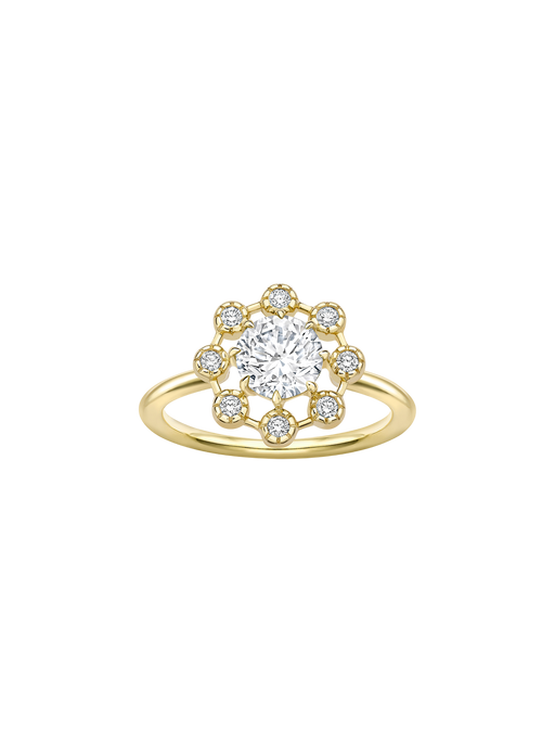 Celandine lab-created diamond ring photo