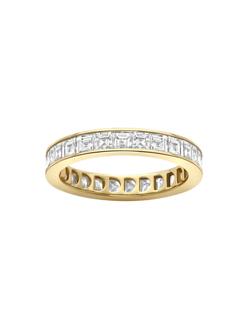 Natural Diamond Carré Eternity Ring photo