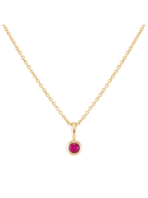 Pink sapphire precious pip pendant photo