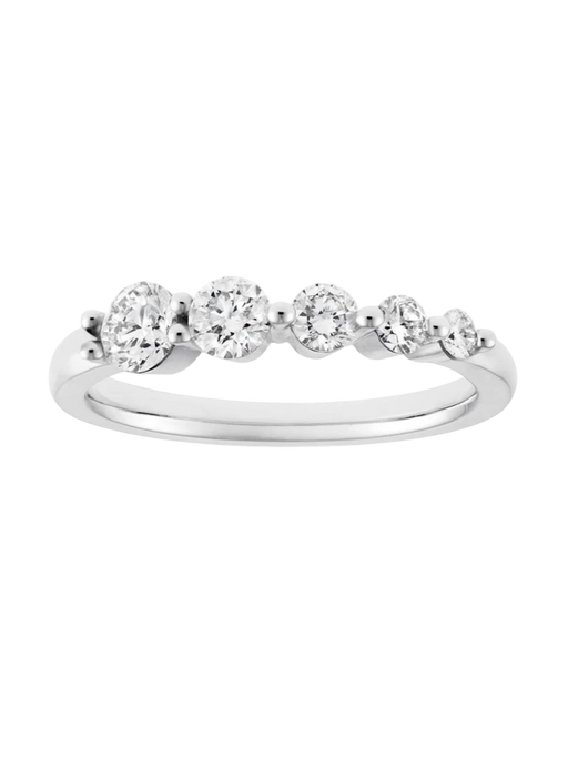 Shuga lab-grown diamond graduated ring photo