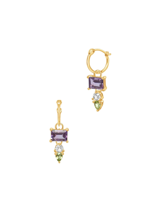 Suffragette drop earrings photo