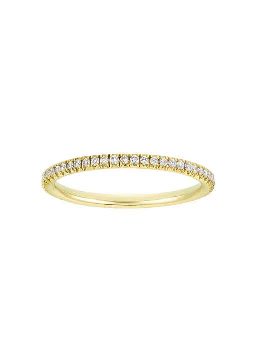 Ella three quarter mini lab diamond eternity ring photo