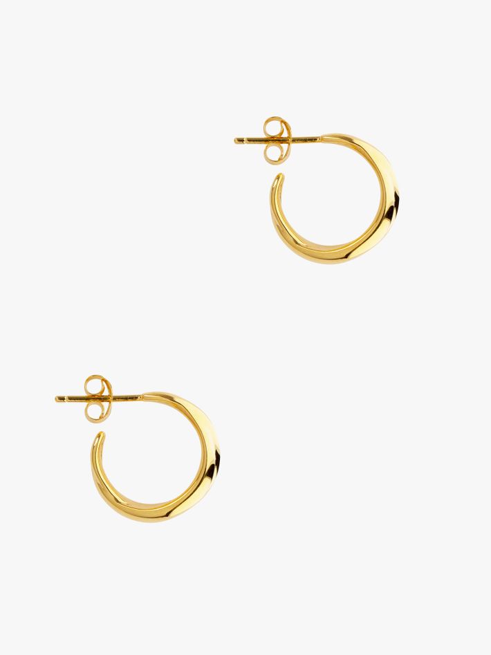 Twist small hoops by Dinny Hall