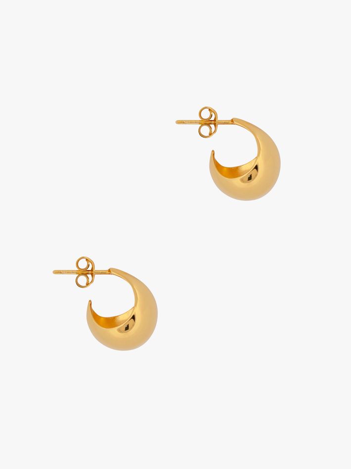 Mini scoop earrings