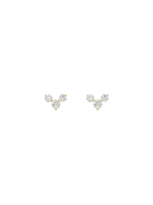Shuga Chevron Lab-Grown Diamond Stud Earrings photo