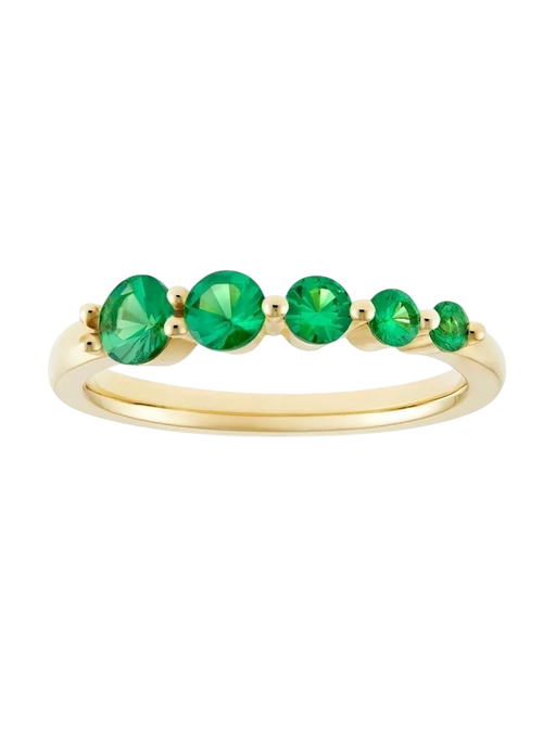 Shuga tsavorite graduated ring photo