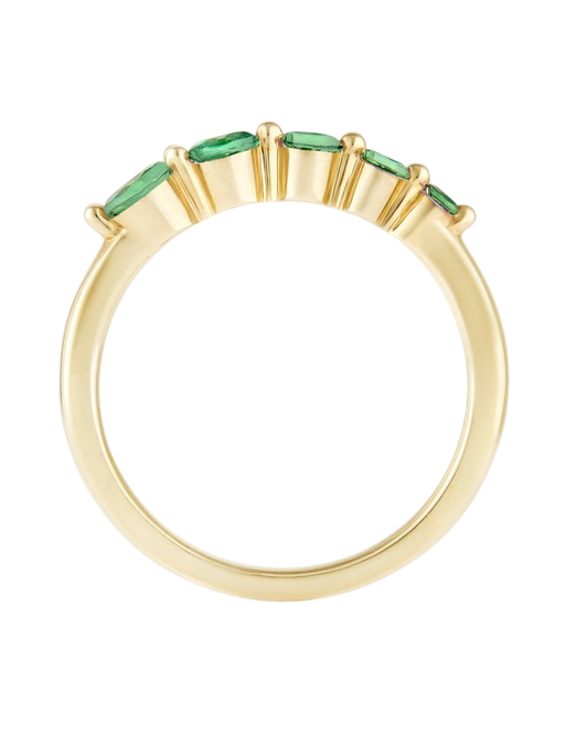 Shuga tsavorite graduated ring photo