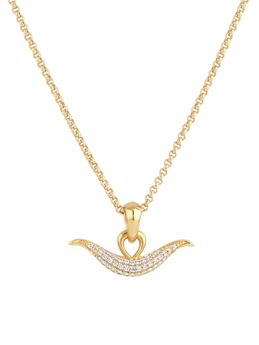 Toro lab-created diamond pendant photo