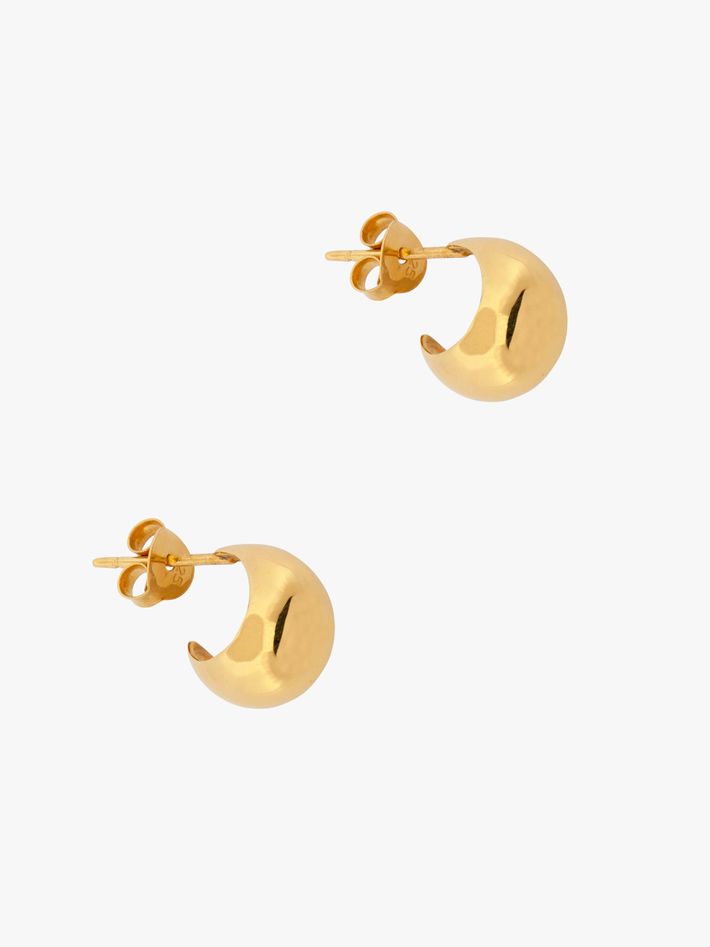 Small scoop earrings