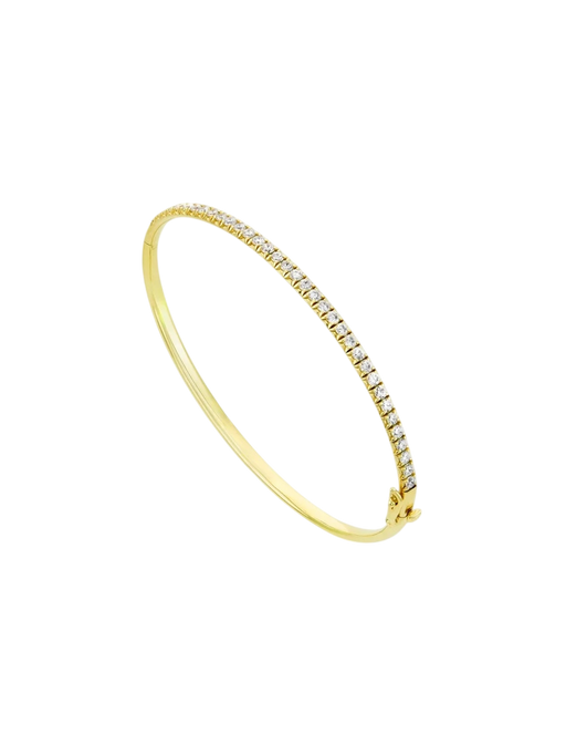 Minnow lab-grown diamond bangle photo