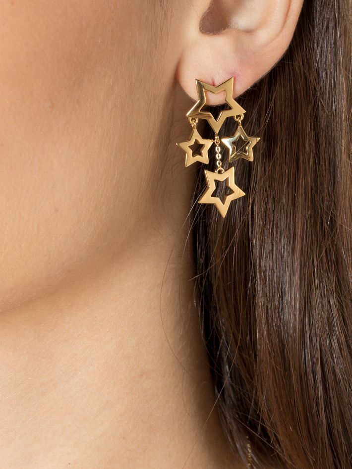 Stargazer mini chandelier earrings