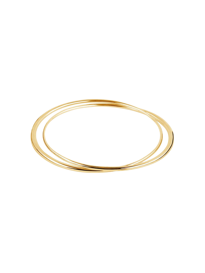 Signature double bangle