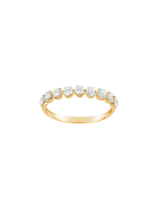 Elyhara diamond half eternity ring photo