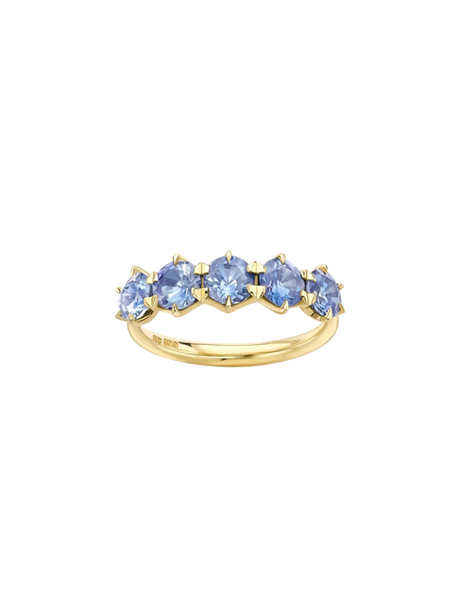 Elyhara sapphire five stone ring photo