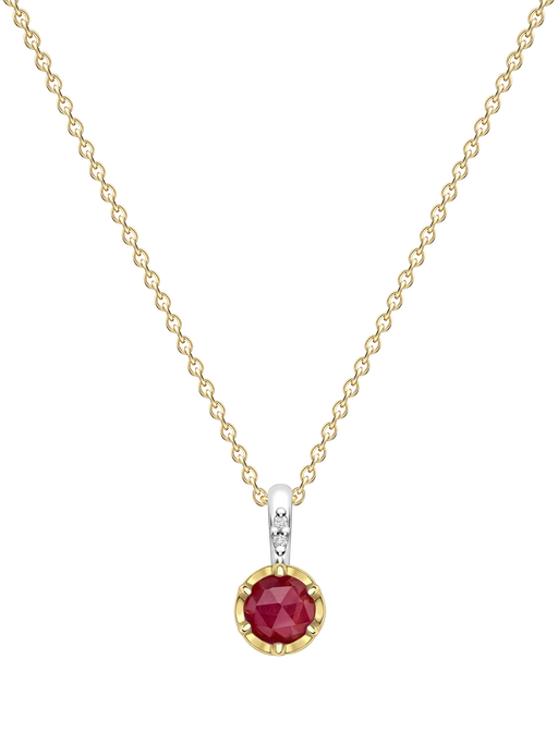 July ruby birthstone pendant photo