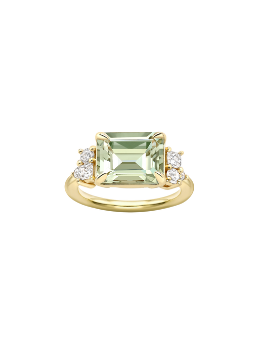 Claudie green amethyst ring photo