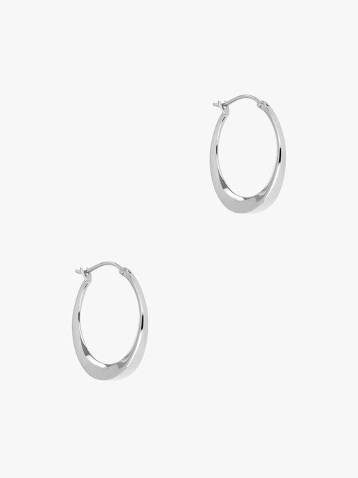 Signature small tapering hoops photo