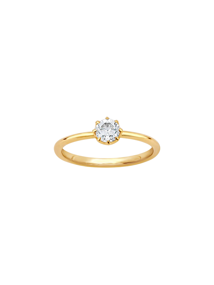 Ellie diamond solitaire ring