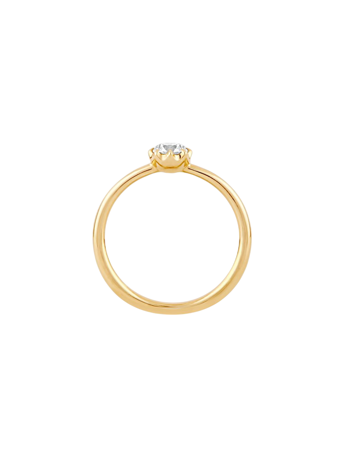 Ellie diamond solitaire ring