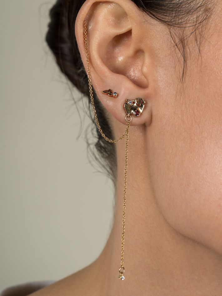 Rosé earring