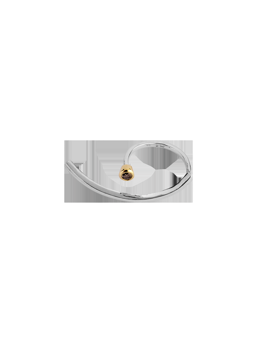 Mono ring with salt&pepper diamond photo