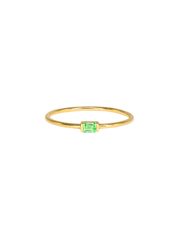 Alix emerald ring