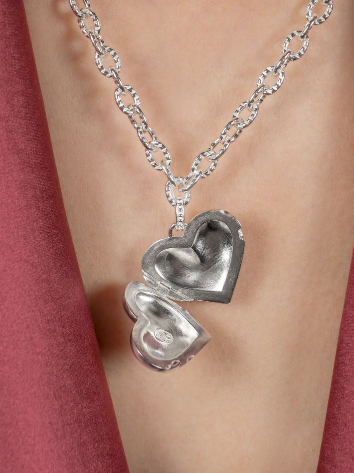 Treasured heart locket necklace