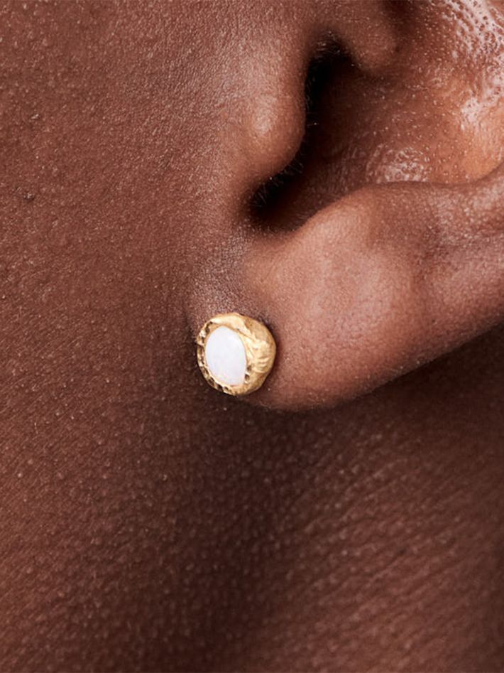 Abyss opal earrings