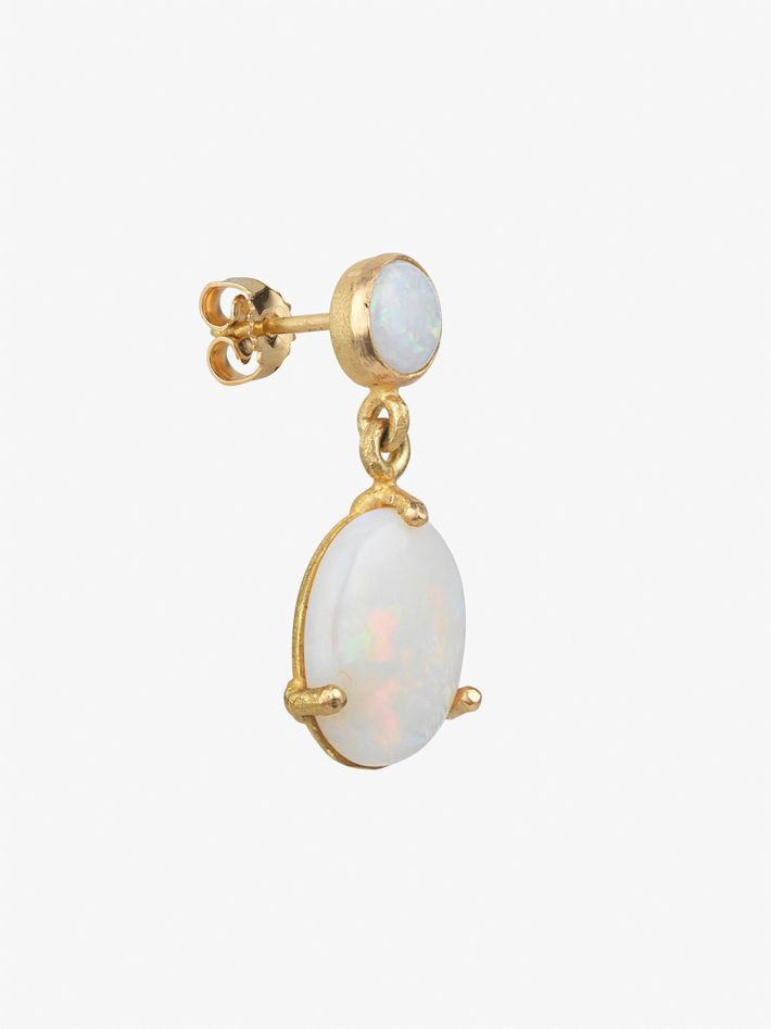 L’amore marry me opal drop earring