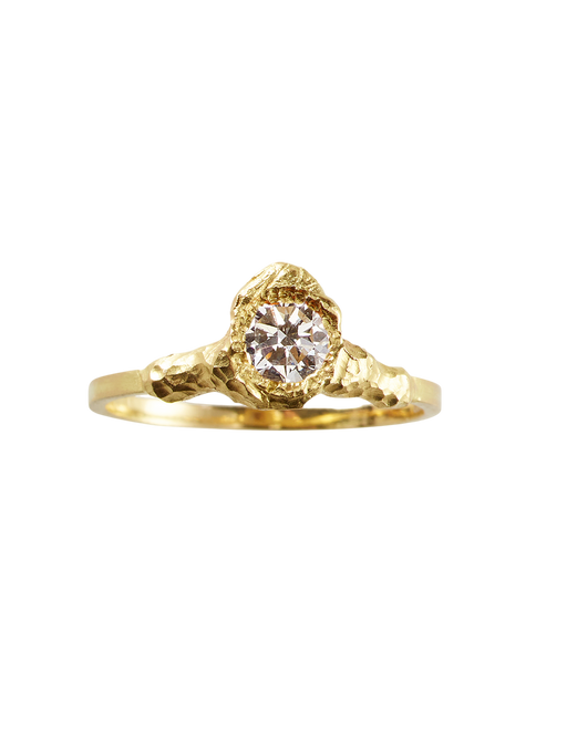 Solitaire iman 0.35ct diamond ring photo