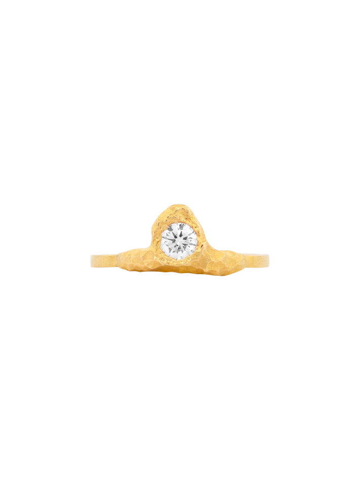 Solitaire iman 0.20ct diamond ring