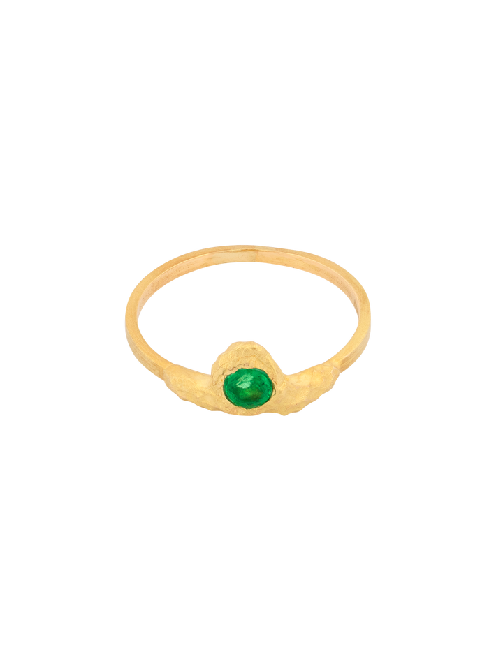 Evie 0.20ct emerald ring