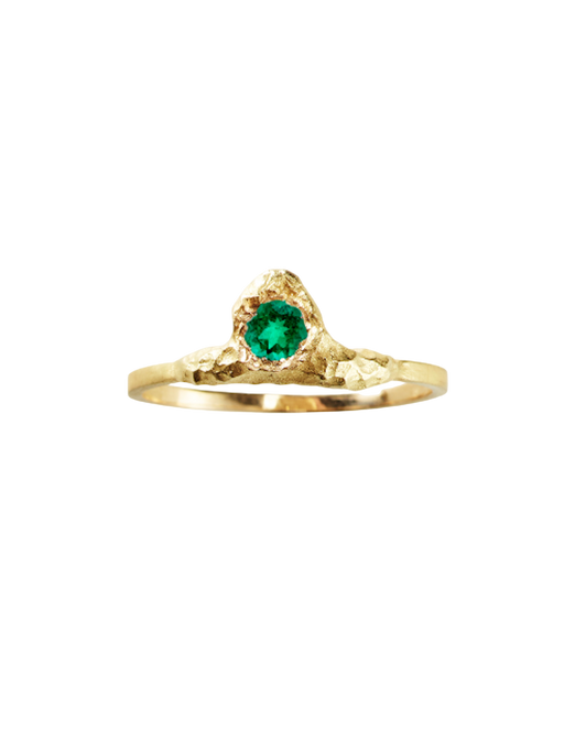 Evie 0.20ct emerald ring photo