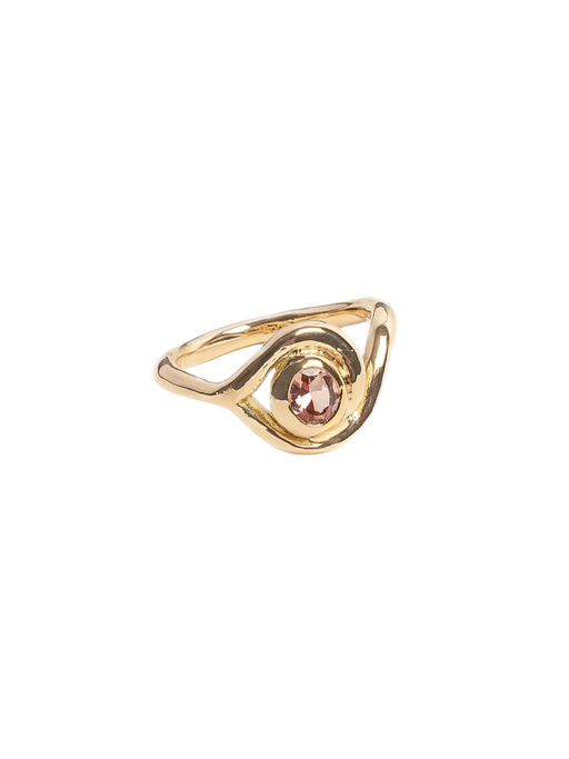 The Illissus Ring With A Pink Topaz photo