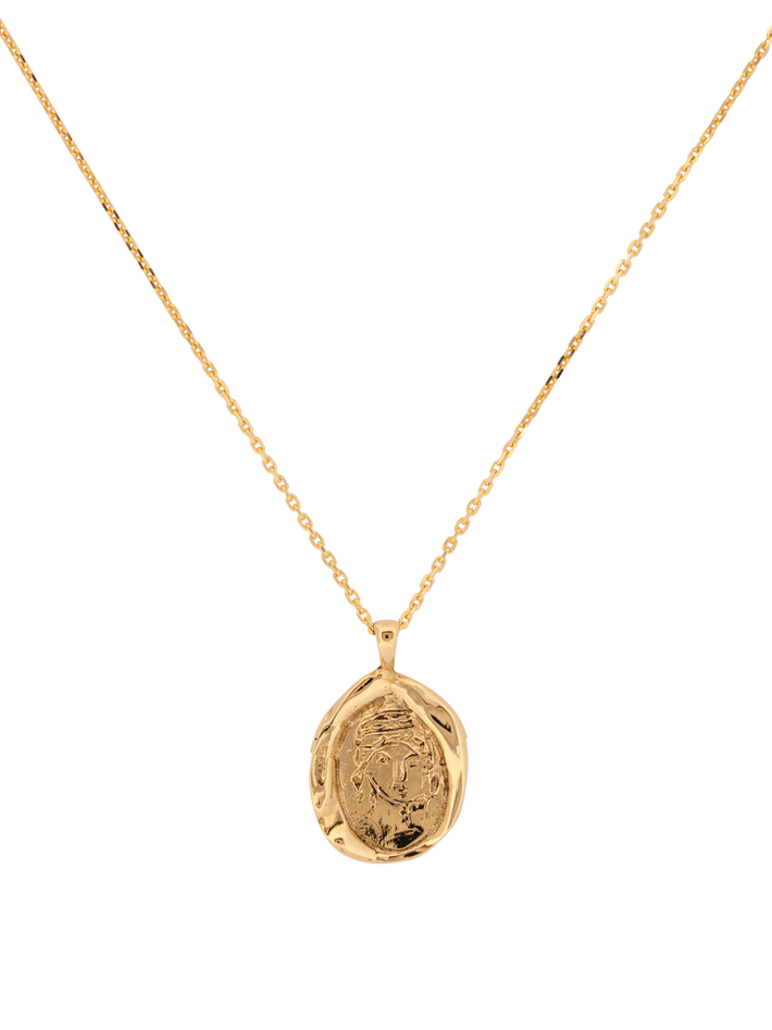 The Gold Goddess Women's Diamond Lock Necklace