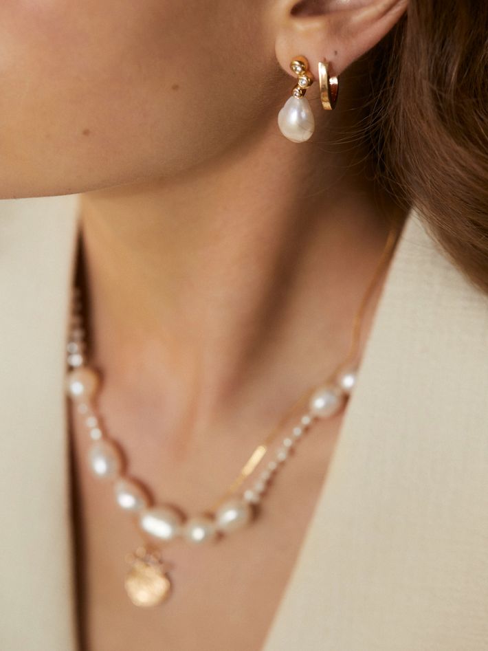 Nereids pearl earrings