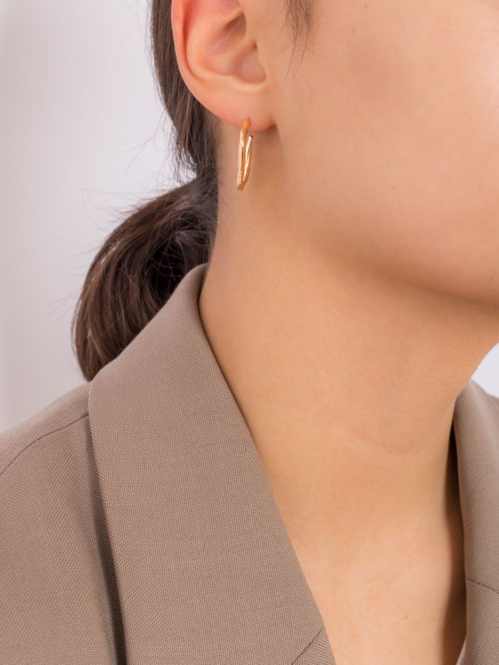 Thaleia hoop earrings