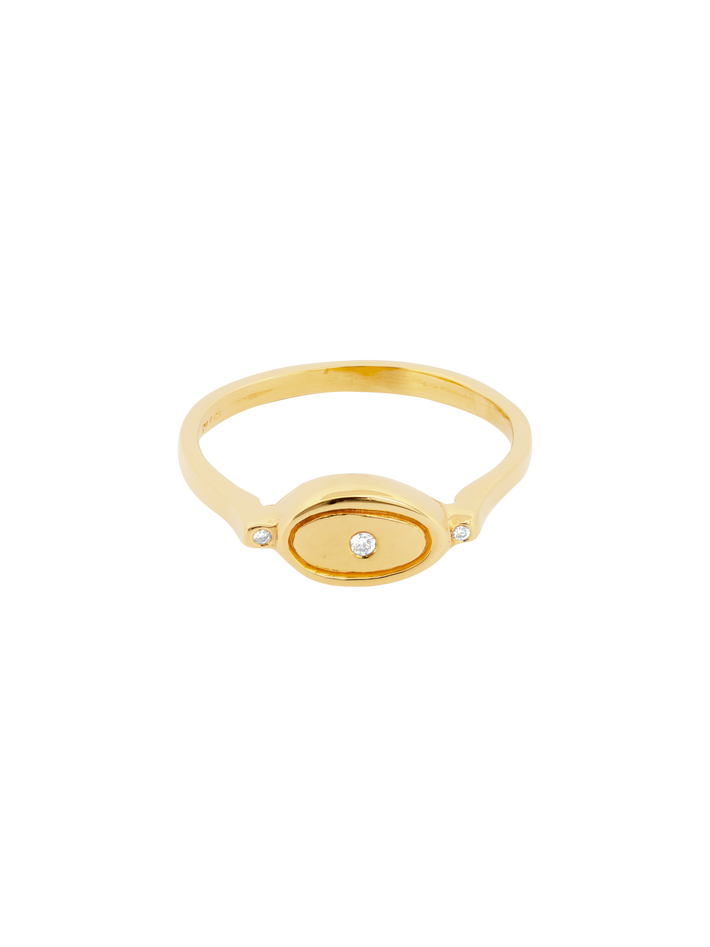 Mati diamond eye ring