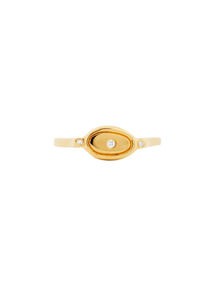 Mati diamond eye ring