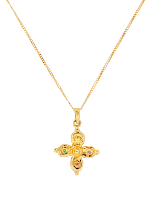 Byzantine cross necklace photo