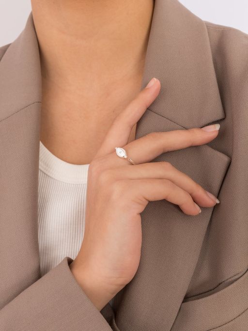 Mati diamond eye ring photo