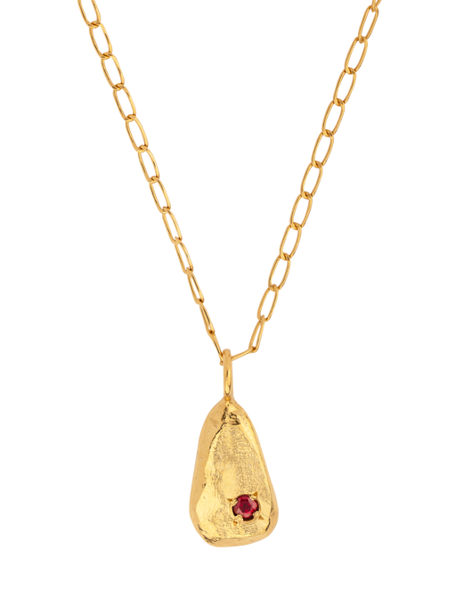 Ruby arrow pendant photo